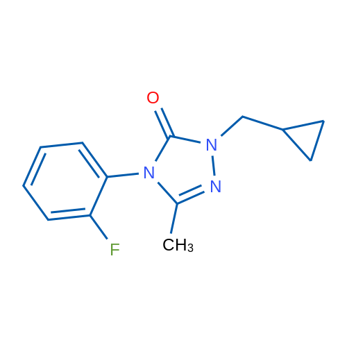 1-(Cyclopropylmethyl)-4-(2-fluorophenyl)-3-methyl-4,5-dihydro-1H-1,2,4-triazol-5-one 1g