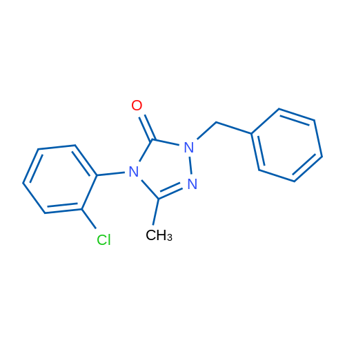 1-Benzyl-4-(2-chlorophenyl)-3-methyl-4,5-dihydro-1H-1,2,4-triazol-5-one 1g