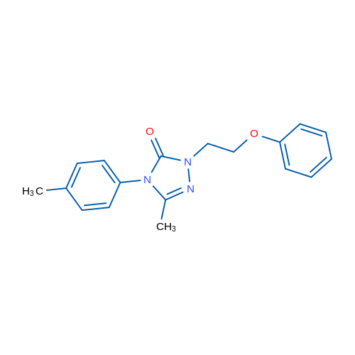 3-Methyl-4-(4-methylphenyl)-1-(2-phenoxyethyl)-4,5-dihydro-1H-1,2,4-triazol-5-one 1g
