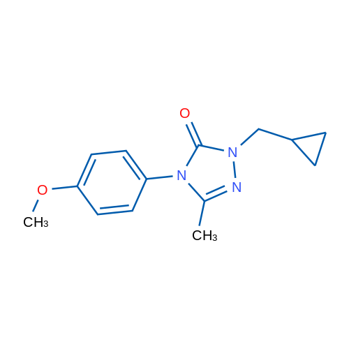 1-(Cyclopropylmethyl)-4-(4-methoxyphenyl)-3-methyl-4,5-dihydro-1H-1,2,4-triazol-5-one 1g