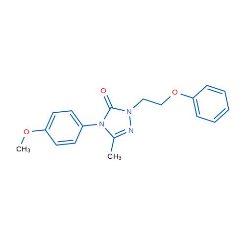 4-(4-Methoxyphenyl)-3-methyl-1-(2-phenoxyethyl)-4,5-dihydro-1H-1,2,4-triazol-5-one 1g