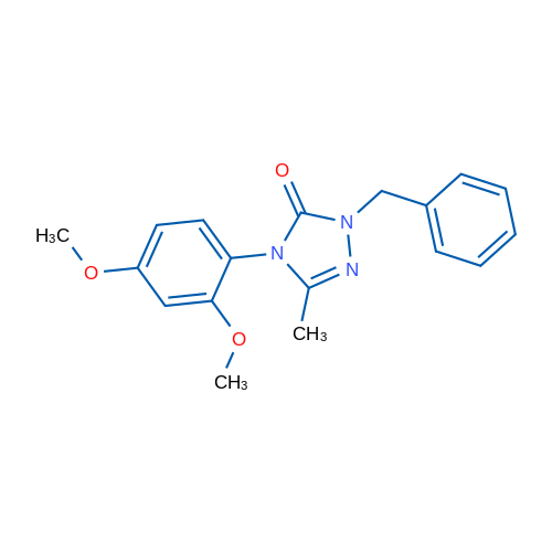 1-Benzyl-4-(2,4-dimethoxyphenyl)-3-methyl-4,5-dihydro-1H-1,2,4-triazol-5-one 1g