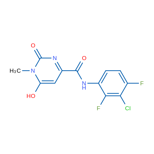 N-(3-Chloro-2,4-difluorophenyl)-6-hydroxy-1-methyl-2-oxo-1,2-dihydropyrimidine-4-carboxamide 1g