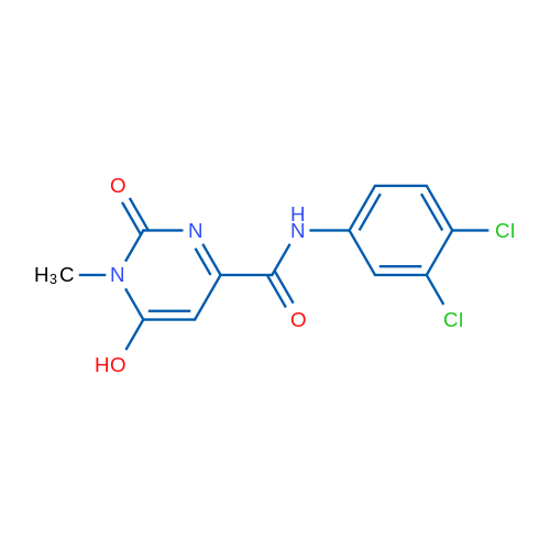 N-(3,4-Dichlorophenyl)-6-hydroxy-1-methyl-2-oxo-1,2-dihydropyrimidine-4-carboxamide 1g