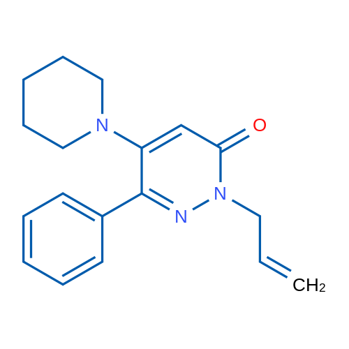 6-Phenyl-5-(piperidin-1-yl)-2-(prop-2-en-1-yl)-2,3-dihydropyridazin-3-one 1g