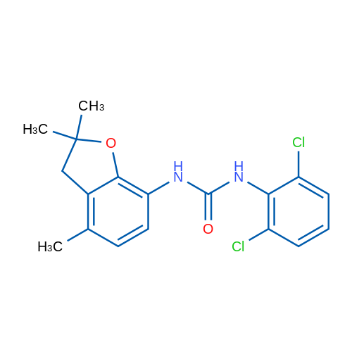 1-(2,6-Dichlorophenyl)-3-(2,2,4-trimethyl-2,3-dihydro-1-benzofuran-7-yl)urea 1g