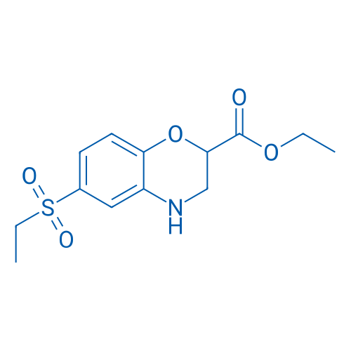 Ethyl 6-(ethanesulfonyl)-3,4-dihydro-2H-1,4-benzoxazine-2-carboxylate 10mg