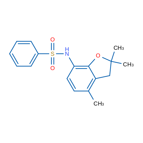 N-(2,2,4-Trimethyl-2,3-dihydro-1-benzofuran-7-yl)benzenesulfonamide 1g