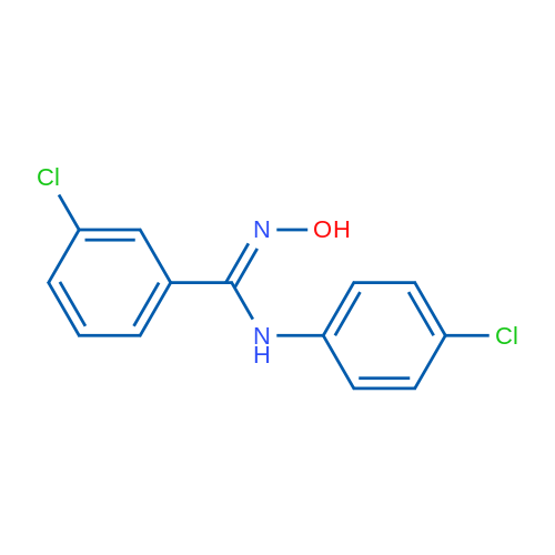 (Z)-3-Chloro-N-(4-chlorophenyl)-N'-hydroxybenzene-1-carboximidamide 1g