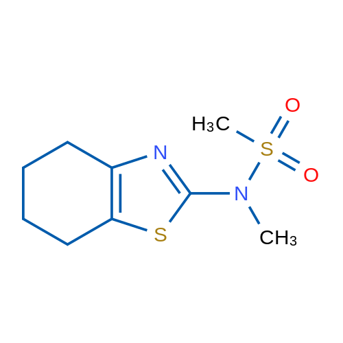 N-Methyl-N-(4,5,6,7-tetrahydro-1,3-benzothiazol-2-yl)methanesulfonamide 1g