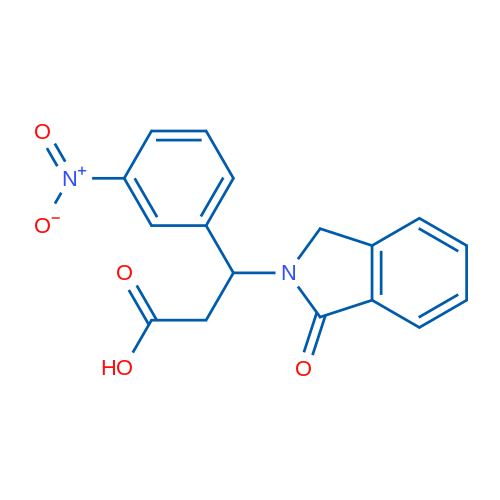 3-(3-Nitrophenyl)-3-(1-oxo-2,3-dihydro-1H-isoindol-2-yl)propanoic acid 1g