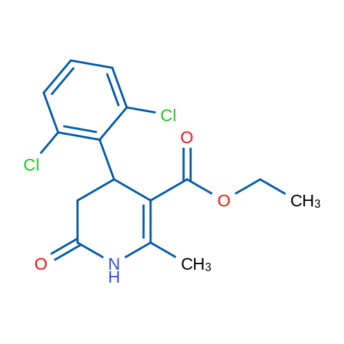 Ethyl 4-(2,6-dichlorophenyl)-2-methyl-6-oxo-1,4,5,6-tetrahydropyridine-3-carboxylate 1g