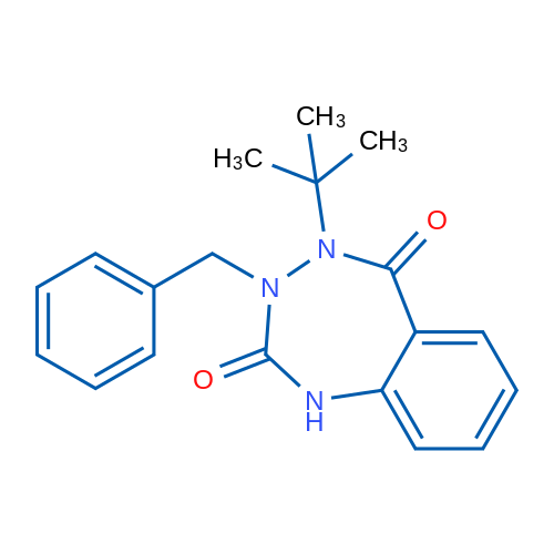 3-Benzyl-4-tert-butyl-2,3,4,5-tetrahydro-1H-1,3,4-benzotriazepine-2,5-dione 1g