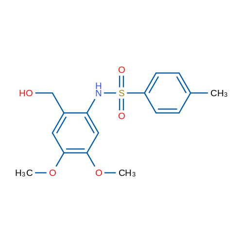 N-(2-(Hydroxymethyl)-4,5-dimethoxyphenyl)-4-methylbenzenesulfonamide 1g