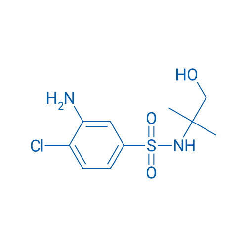 3-Amino-4-chloro-N-(1-hydroxy-2-methylpropan-2-yl)benzenesulfonamide 5g