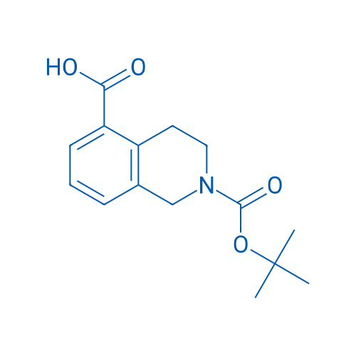 2-(tert-Butoxycarbonyl)-1,2,3,4-tetrahydroisoquinoline-5-carboxylic acid 250mg