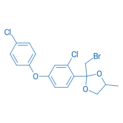 2-(Bromomethyl)-2-(2-chloro-4-(4-chlorophenoxy)phenyl)-4-methyl-1,3-dioxolane 5g