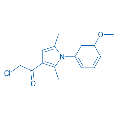 2-Chloro-1-(1-(3-methoxyphenyl)-2,5-dimethyl-1H-pyrrol-3-yl)ethanone 1g