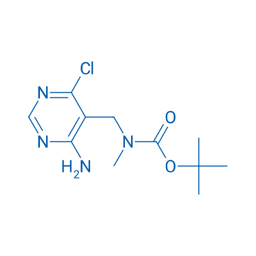 tert-Butyl ((4-amino-6-chloropyrimidin-5-yl)methyl)(methyl)carbamate 250mg