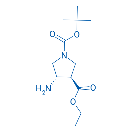 (3R,4S)-1-tert-Butyl 3-ethyl 4-aminopyrrolidine-1,3-dicarboxylate 50mg