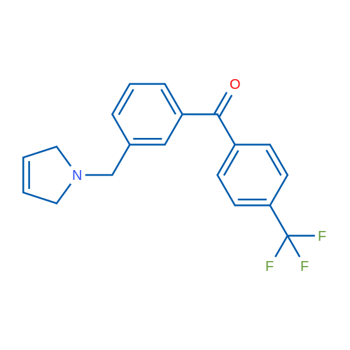 (3-((2,5-Dihydro-1H-pyrrol-1-yl)methyl)phenyl)(4-(trifluoromethyl)phenyl)methanone 1g