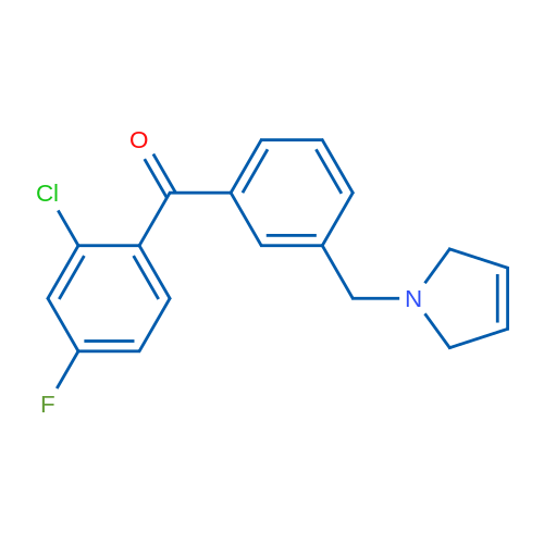 (2-Chloro-4-fluorophenyl)(3-((2,5-dihydro-1H-pyrrol-1-yl)methyl)phenyl)methanone 1g