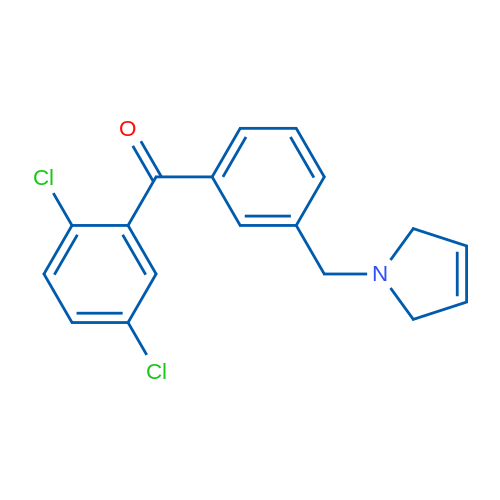 (2,5-Dichlorophenyl)(3-((2,5-dihydro-1H-pyrrol-1-yl)methyl)phenyl)methanone 1g