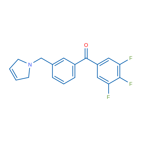 (3-((2,5-Dihydro-1H-pyrrol-1-yl)methyl)phenyl)(3,4,5-trifluorophenyl)methanone 1g