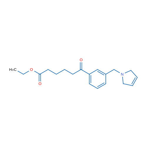 Ethyl 6-(3-((2,5-dihydro-1H-pyrrol-1-yl)methyl)phenyl)-6-oxohexanoate 1g
