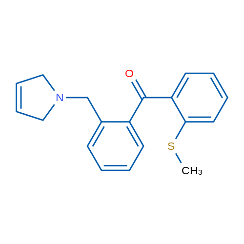 (2-((2,5-Dihydro-1H-pyrrol-1-yl)methyl)phenyl)(2-(methylthio)phenyl)methanone 1g