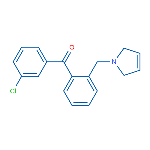 (3-Chlorophenyl)(2-((2,5-dihydro-1H-pyrrol-1-yl)methyl)phenyl)methanone 1g