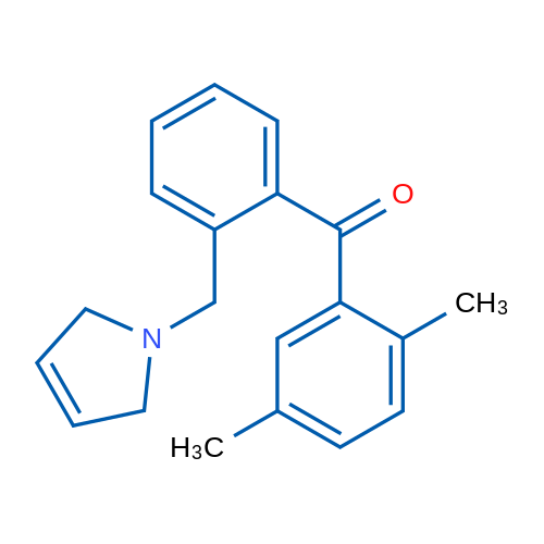 (2-((2,5-Dihydro-1H-pyrrol-1-yl)methyl)phenyl)(2,5-dimethylphenyl)methanone 1g