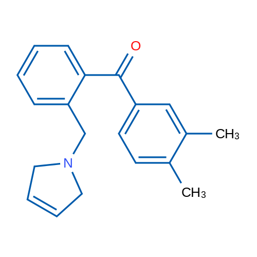 (2-((2,5-Dihydro-1H-pyrrol-1-yl)methyl)phenyl)(3,4-dimethylphenyl)methanone 1g