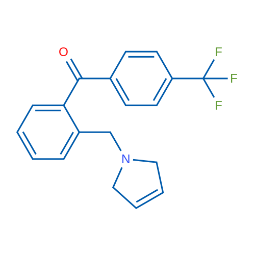 (2-((2,5-Dihydro-1H-pyrrol-1-yl)methyl)phenyl)(4-(trifluoromethyl)phenyl)methanone 1g