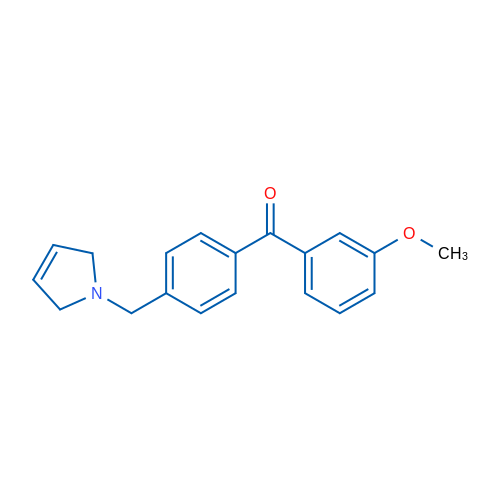 (4-((2,5-Dihydro-1H-pyrrol-1-yl)methyl)phenyl)(3-methoxyphenyl)methanone 1g