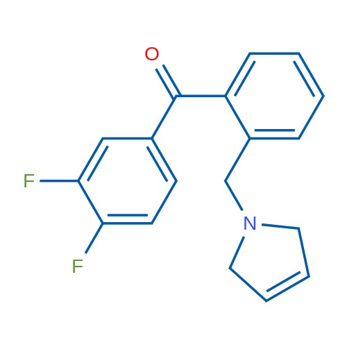 (3,4-Difluorophenyl)(2-((2,5-dihydro-1H-pyrrol-1-yl)methyl)phenyl)methanone 1g