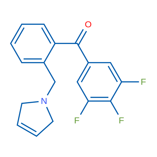 (2-((2,5-Dihydro-1H-pyrrol-1-yl)methyl)phenyl)(3,4,5-trifluorophenyl)methanone 1g