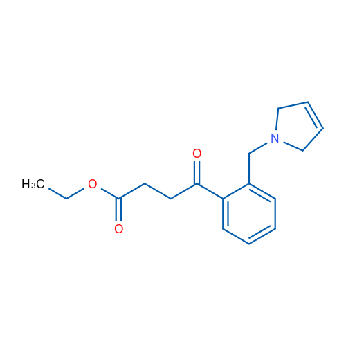 Ethyl 4-(2-((2,5-dihydro-1H-pyrrol-1-yl)methyl)phenyl)-4-oxobutanoate 1g