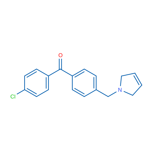 (4-Chlorophenyl)(4-((2,5-dihydro-1H-pyrrol-1-yl)methyl)phenyl)methanone 1g