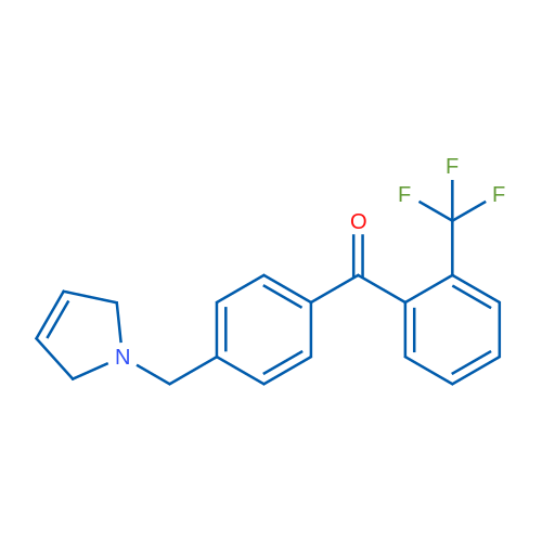 (4-((2,5-Dihydro-1H-pyrrol-1-yl)methyl)phenyl)(2-(trifluoromethyl)phenyl)methanone 1g