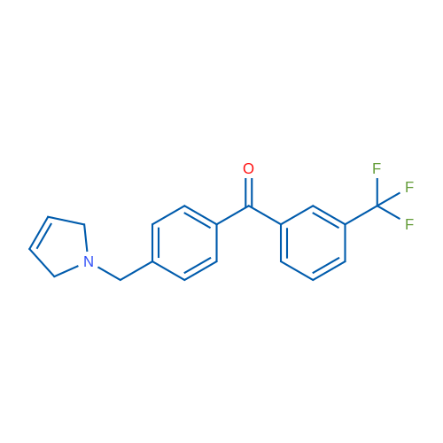 (4-((2,5-Dihydro-1H-pyrrol-1-yl)methyl)phenyl)(3-(trifluoromethyl)phenyl)methanone 1g