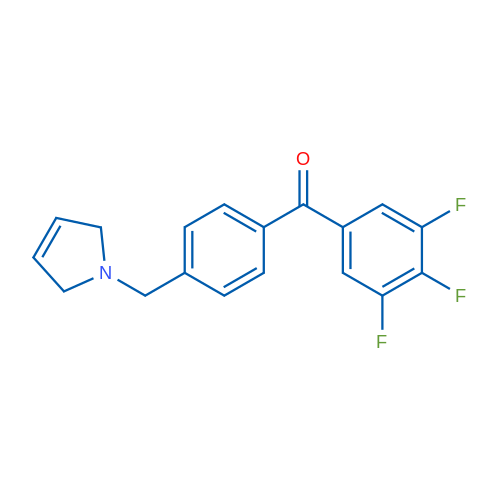 (4-((2,5-Dihydro-1H-pyrrol-1-yl)methyl)phenyl)(3,4,5-trifluorophenyl)methanone 1g
