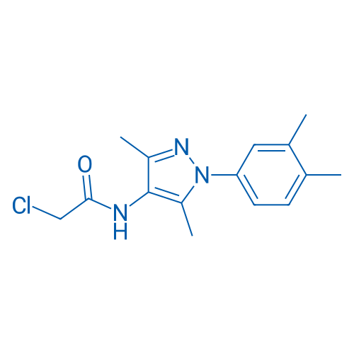 2-Chloro-N-(1-(3,4-dimethylphenyl)-3,5-dimethyl-1H-pyrazol-4-yl)acetamide 1g