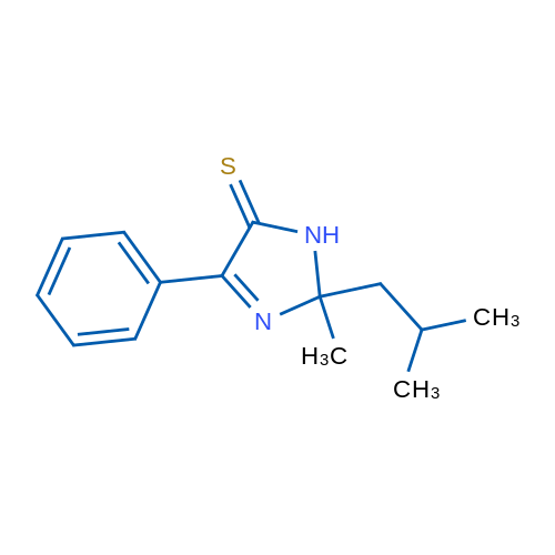2-Methyl-2-(2-methylpropyl)-4-phenyl-2,5-dihydro-1H-imidazole-5-thione 1g