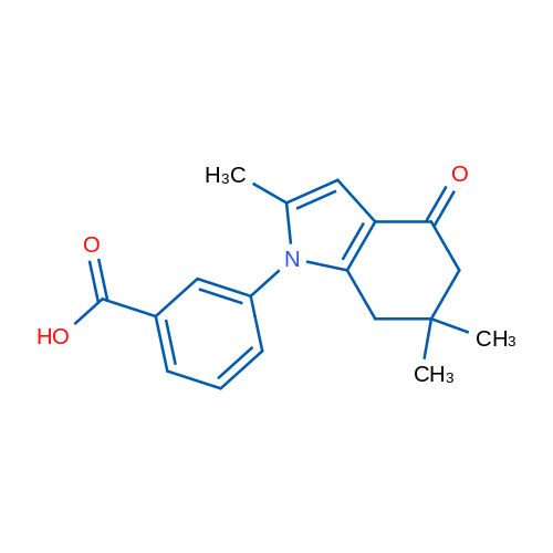 3-(2,6,6-Trimethyl-4-oxo-4,5,6,7-tetrahydro-1H-indol-1-yl)benzoic acid 1g