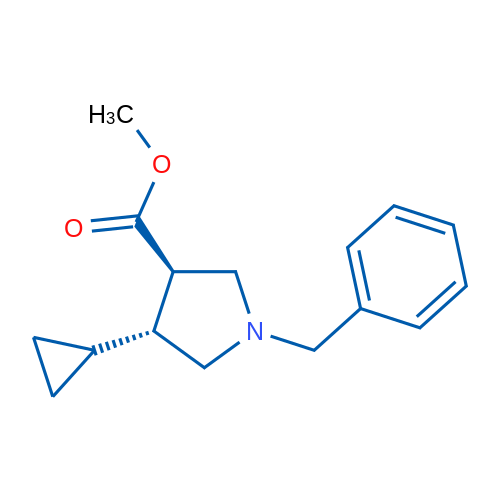 trans-1-Benzyl-4-cyclopropylpyrrolidine-3-carboxylic acid methyl ester 1g