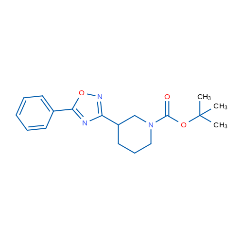 tert-Butyl 3-(5-phenyl-1,2,4-oxadiazol-3-yl)piperidine-1-carboxylate 1g