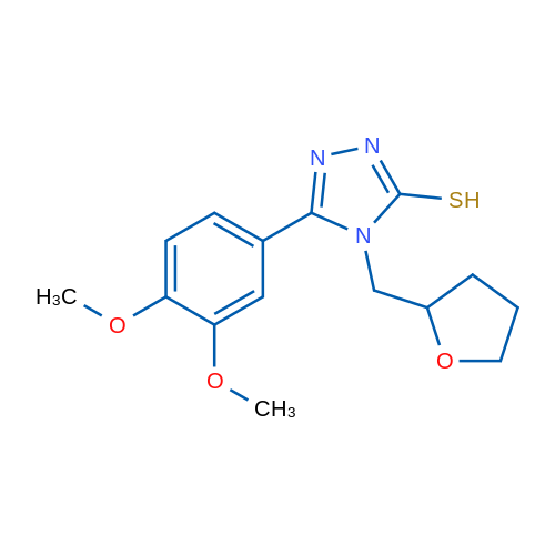 5-(3,4-Dimethoxyphenyl)-4-((tetrahydrofuran-2-yl)methyl)-4H-1,2,4-triazole-3-thiol 1g