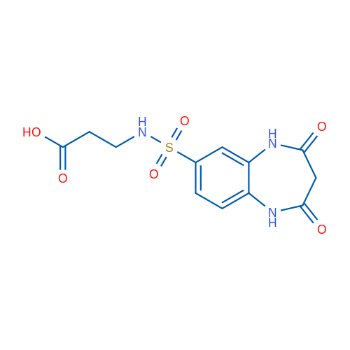 3-(2,4-Dioxo-2,3,4,5-tetrahydro-1H-1,5-benzodiazepine-7-sulfonamido)propanoic acid 5g