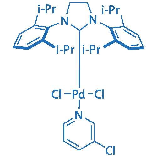 (1,3-Bis(2,6-diisopropylphenyl)imidazolidene) ( 3-chloropyridyl) palladium(II) dichloride 100mg
